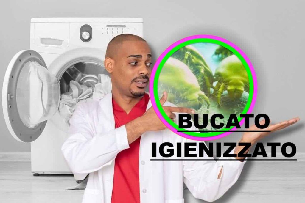 Bucato igienizzato