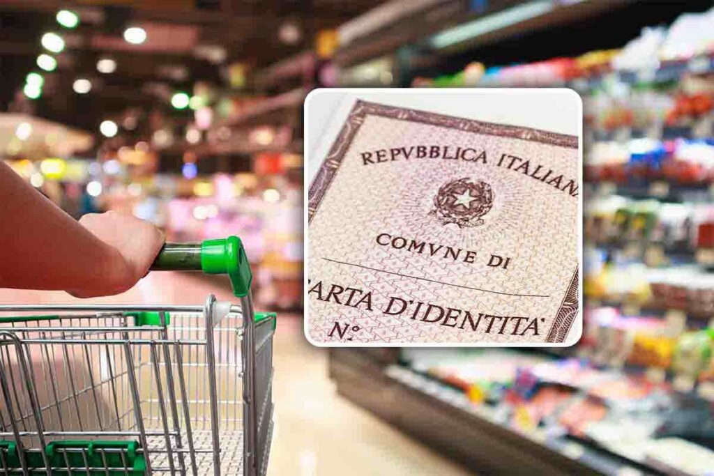 supermercato carta d'identità